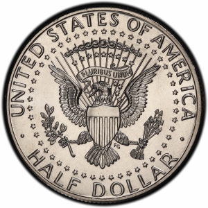 Reverse of 2014-P Kennedy Half Dollar